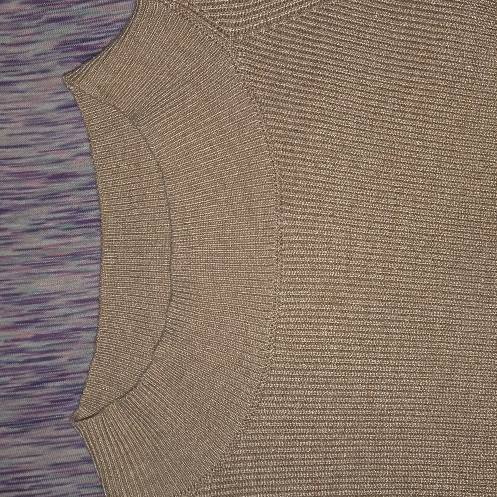 Worthington Women's Sleeveless Mock Neck Top Camel Size XL - Picture 3 of 8